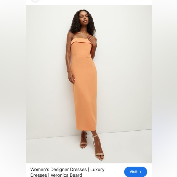 Veronica Beard Dresses & Skirts - Veronica Beard - Absol Crepe Strapless Dress